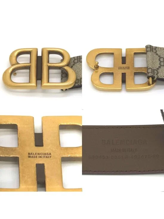 Gucci the Hacka Project BB Signature Belt 90 Waist 45 95 cm Adjustment Large